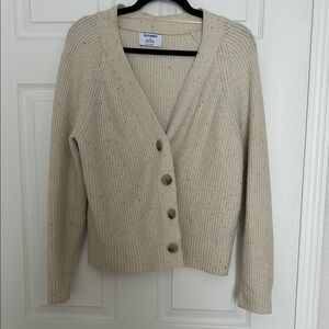 Old Navy Women's Beige Button-Up Cardigan